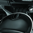 Load image into Gallery viewer, Kuryakyn Push Button Fuel Door Latch Chrome - Side View