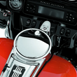 Load image into Gallery viewer, Kuryakyn Push-Button Fuel Door Latch Chrome - Side View