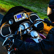 Load image into Gallery viewer, Kuryakyn Push-Button Fuel Door Latch Chrome - Back View