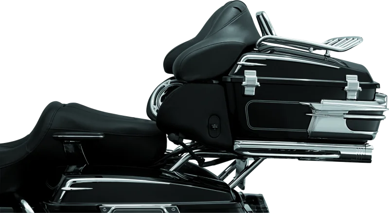 Kuryakyn Quick Adjust Relocator For Tour Pak 97-13 Touring Models Chrome - Back View