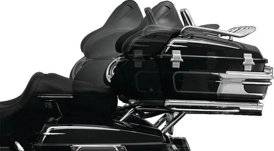 Kuryakyn Quick Adjust Relocator For Tour Pak 97-13 Touring Models Chrome - Side View