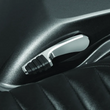 Load image into Gallery viewer, Kuryakyn Quick Draw Saddlebag Latch Handle Chrome - Side View
