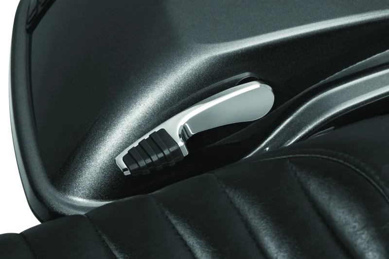 Kuryakyn Quick Draw Saddlebag Latch Handle Chrome - Side View