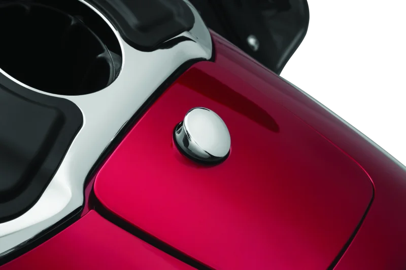 Kuryakyn Quick Release Fuel Door Knob Chrome - Detail View