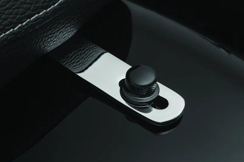 Kuryakyn Quick Release Seat Screw 14-23 Indian Models Gloss Black - Side View