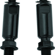 Load image into Gallery viewer, Kuryakyn Raised Mirror Mnt Adapters Gloss Black - Main Product View