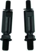 Load image into Gallery viewer, Kuryakyn Raised Mirror Mnt Adapters Gloss Black - Main Product View