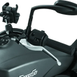 Load image into Gallery viewer, Kuryakyn Raised Mirror Mnt Adapters Gloss Black - Detail View