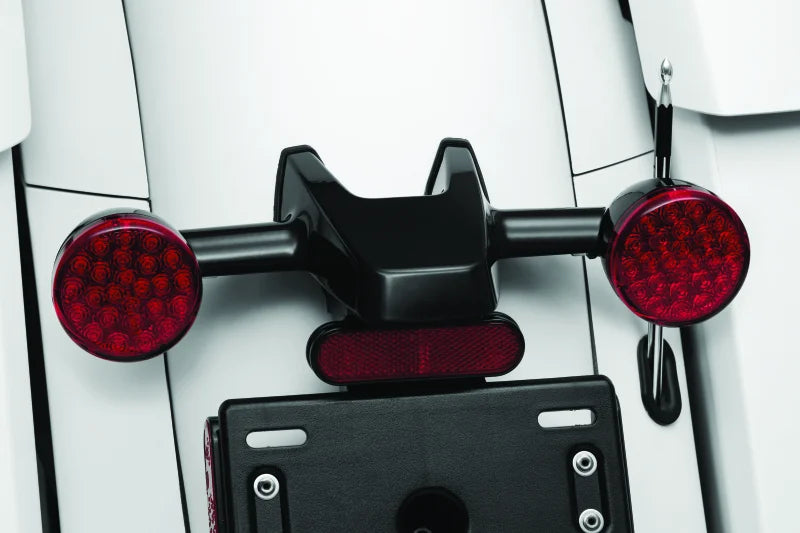 Kuryakyn Rear Atto Turn Signal Adapter Black - Back View