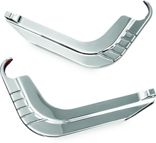 Load image into Gallery viewer, Kuryakyn Rear Bumper Accents For Trikes Chrome - Main Product View