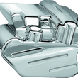 Load image into Gallery viewer, Kuryakyn Rear Caliper Cover  Suzuki M109R 06-17 Chrome
