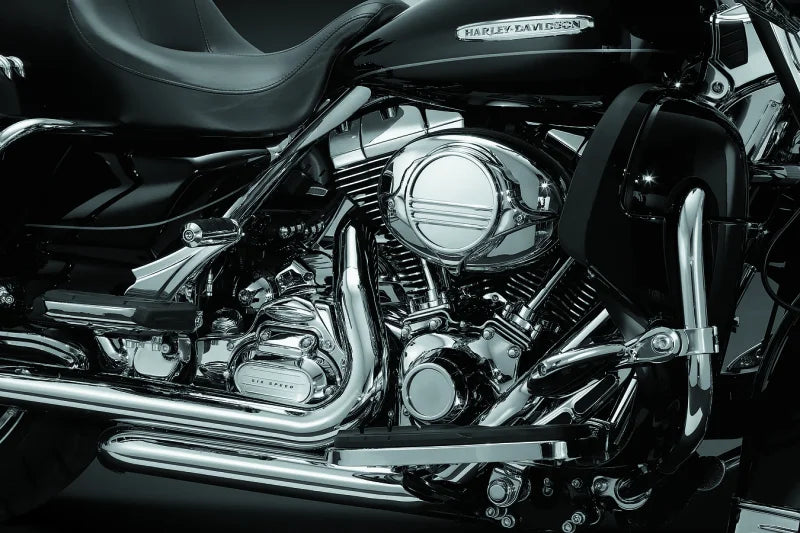 Kuryakyn Rear Cylinder Base Cover 09-16 Touring Models - Side View