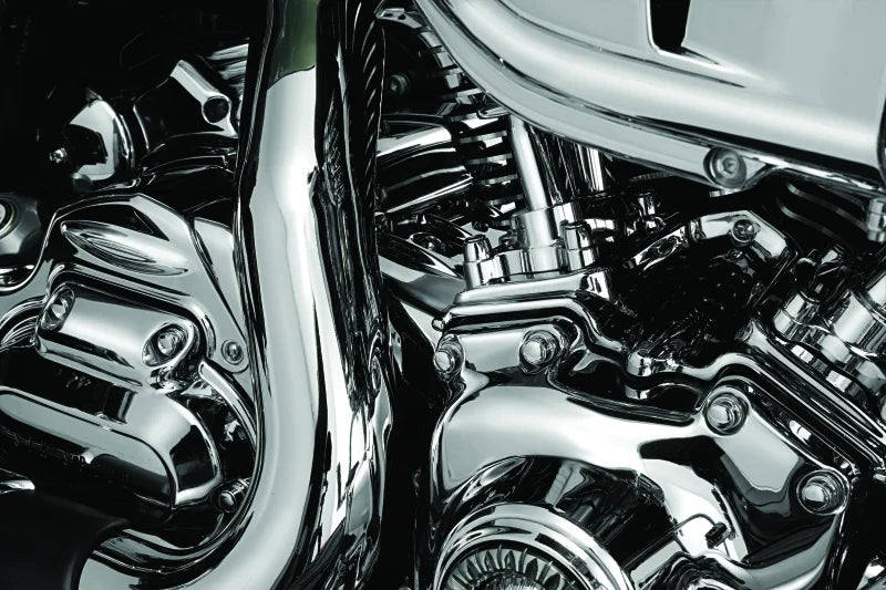 Kuryakyn Rear Cylinder Base Cover 09-16 Touring Models - Detail View