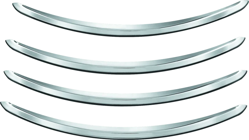 Kuryakyn Rear Fender Accents FLHX & FLTR Models Chrome - Main Product View
