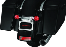 Load image into Gallery viewer, Kuryakyn Rear Fender Accents FLHX &amp; FLTR Models Chrome - Installation View