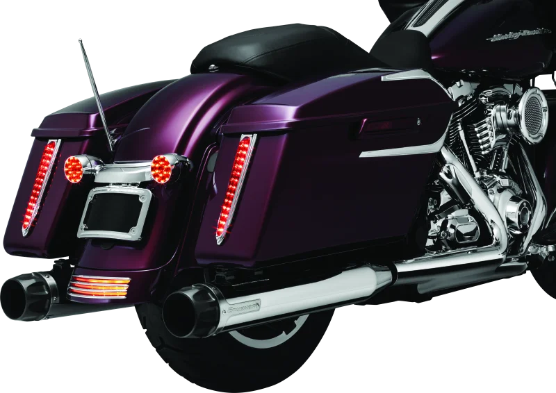 Kuryakyn Rear Fender Accents FLHX & FLTR Models Chrome - Additional View 5
