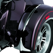 Load image into Gallery viewer, Kuryakyn Rear Fender Accents, Leading Edge, Chrome - Side View