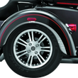 Load image into Gallery viewer, Kuryakyn Rear Fender Flares For Trikes Chrome - Side View