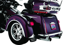Load image into Gallery viewer, Kuryakyn Rear Fender Flares For Trikes Chrome - Back View