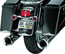 Load image into Gallery viewer, Kuryakyn Rear Fender Or Saddlebag Accent Tips Chrome (Pair) - Side View
