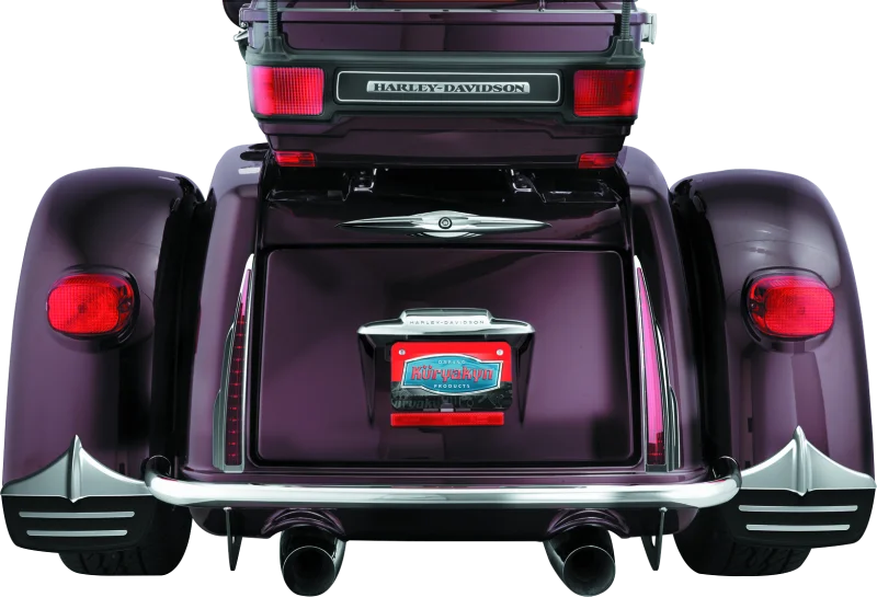 Kuryakyn Rear Light Bars For Trikes Chrome - Installation View