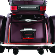 Load image into Gallery viewer, Kuryakyn Rear Mud Flaps For Trikes Chrome - Installation View