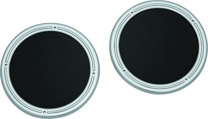 Kuryakyn Rear Speaker Accents For 14-Up Touring Models Chrome - Main Product View