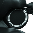 Load image into Gallery viewer, Kuryakyn Rear Speaker Accents For 14-Up Touring Models Chrome - Side View