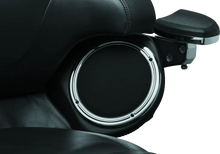 Load image into Gallery viewer, Kuryakyn Rear Speaker Accents For 14-Up Touring Models Chrome - Side View