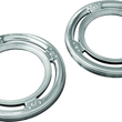 Load image into Gallery viewer, Kuryakyn Rear Speaker Accents For Harley-Davidson Chrome - Main Product View