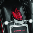 Load image into Gallery viewer, Kuryakyn Rear Turn Signal &amp; License Plate Mount Indian Chrome - Side View