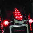 Load image into Gallery viewer, Kuryakyn Rear Turn Signal &amp; License Plate Mount Indian Chrome - Installation View