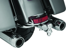Load image into Gallery viewer, Kuryakyn Receiver Hitch  14-up Touring Models Black &amp; Chrome - Side View
