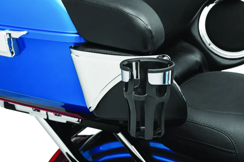 Kuryakyn Reflex Drink Holder- H-D Touring - Side View