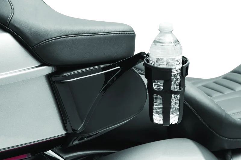 Kuryakyn Reflex Drink Holder- H-D Touring - Side View