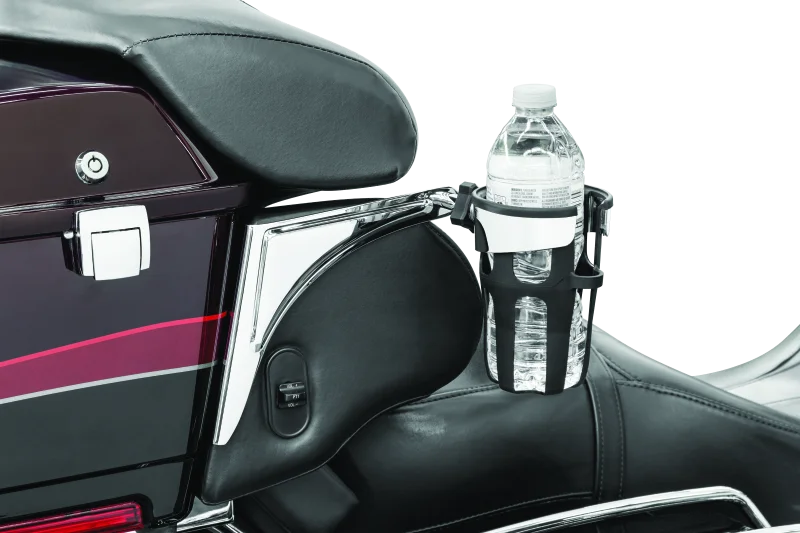 Kuryakyn Reflex Drink Holder- H-D Touring - Side View