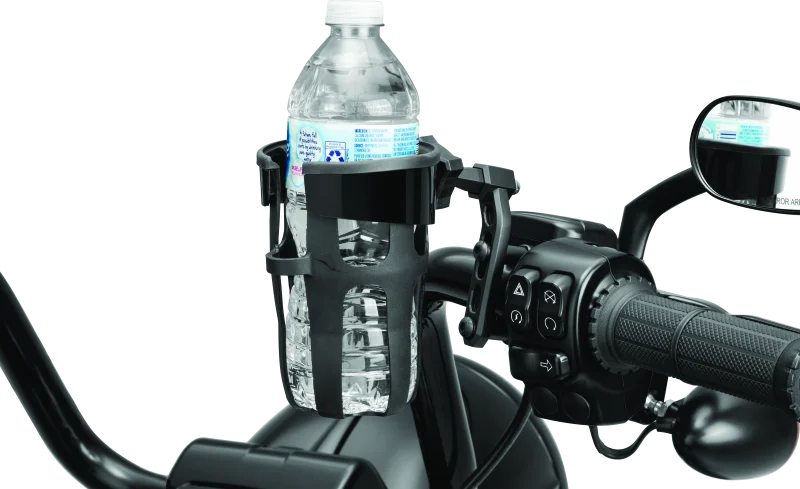 Kuryakyn Reflex Drink Holder-Perch Mount Black - Side View