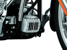 Load image into Gallery viewer, Kuryakyn Regulator Cover  01-17 Softail Chrome - Installation View