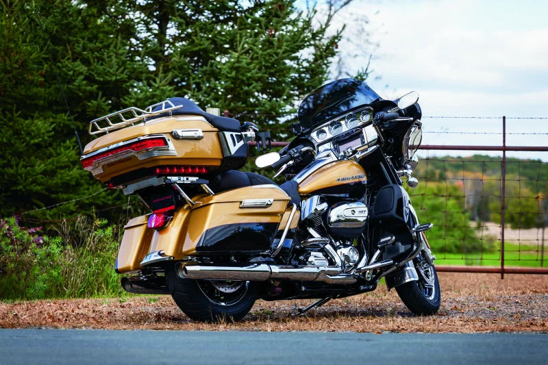 Kuryakyn Relocator For Tour-Pak 14-Up Touring Models Black - Side View