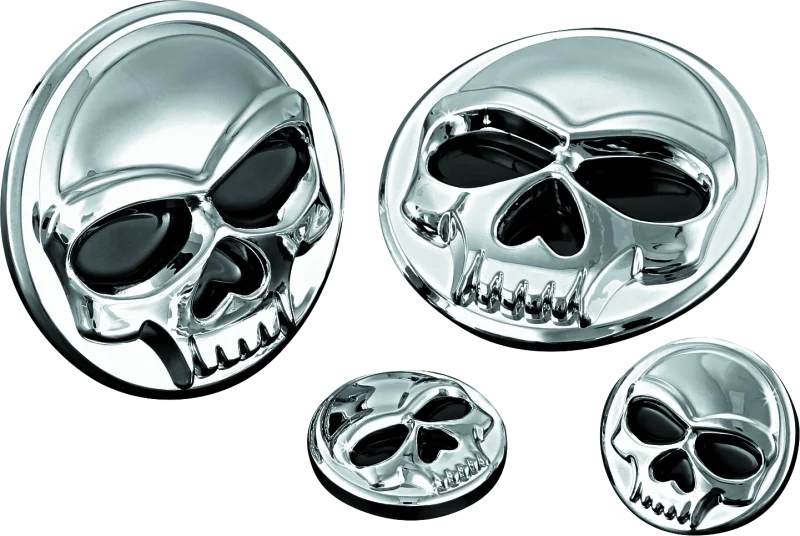 Kuryakyn Replacement Components Zombie Medallions 1in Diameter Chrome