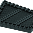 Load image into Gallery viewer, Kuryakyn Riot Brake Pedal Pad FL Models Satin Black - Main Product View
