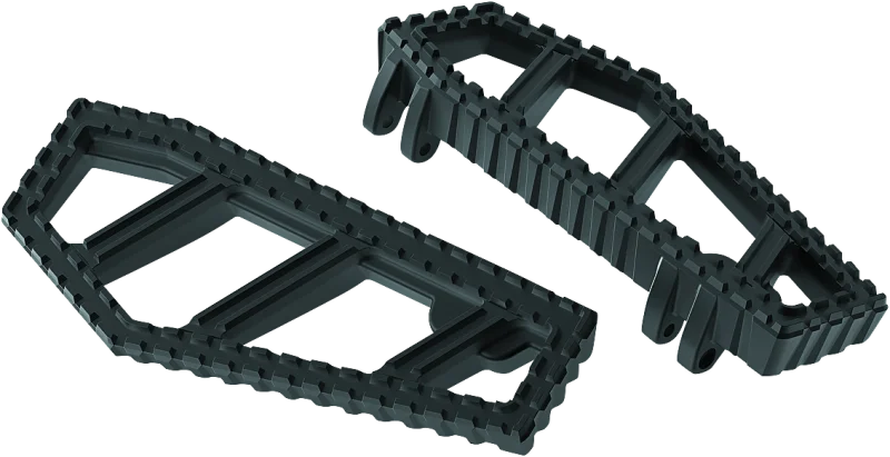 Kuryakyn Riot Floorboards Satin Black - Main Product View