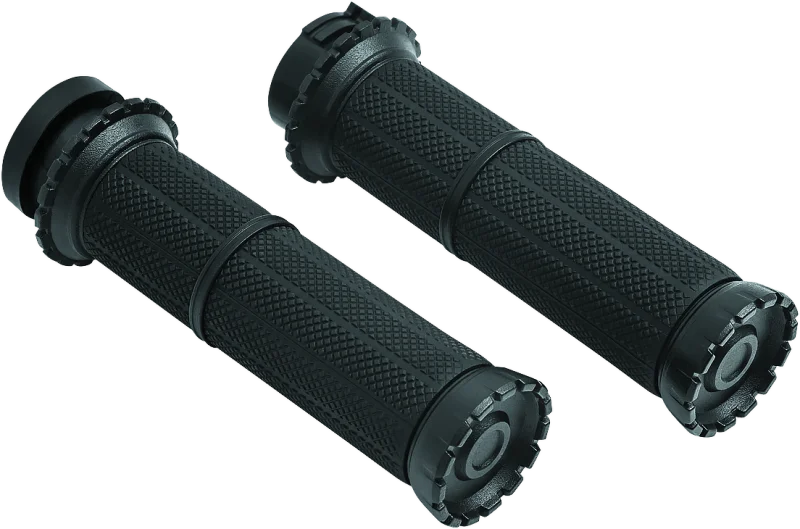 Kuryakyn Riot Grips Dual Cable Satin Black - Main Product View