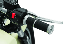 Load image into Gallery viewer, Kuryakyn Riot Grips Scout Silver - Side View
