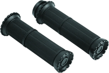Load image into Gallery viewer, Kuryakyn Riot Grips Throttle-By-Wire Satin Black - Main Product View