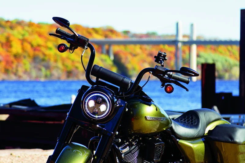 Kuryakyn Riot Grips Throttle-By-Wire Satin Black - Back View