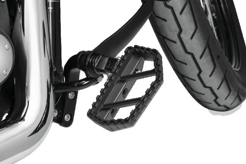 Kuryakyn Riot Mini Boards Without Adaptor Satin Black - Side View