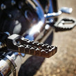 Load image into Gallery viewer, Kuryakyn Riot Pegs Without Adaptor Satin Black - Side View