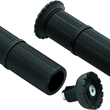 Load image into Gallery viewer, Kuryakyn Riot Universal Grips 1in Satin Black