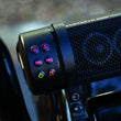 Load image into Gallery viewer, Kuryakyn Road Thunder Plus Sound Bar Satin Black - Side View